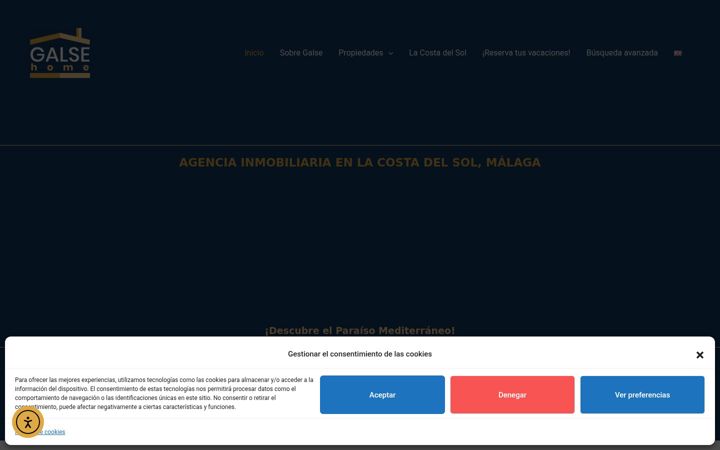 Screenshot of galse-home.com