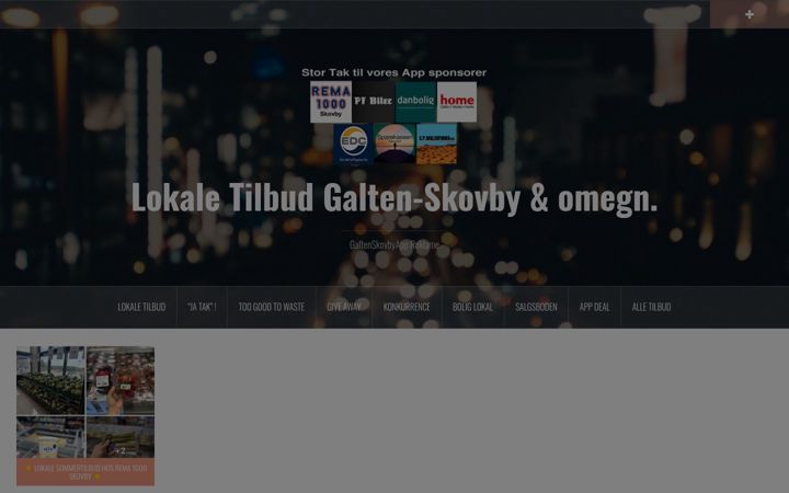 Screenshot of galtenskovbyappreklame.dk