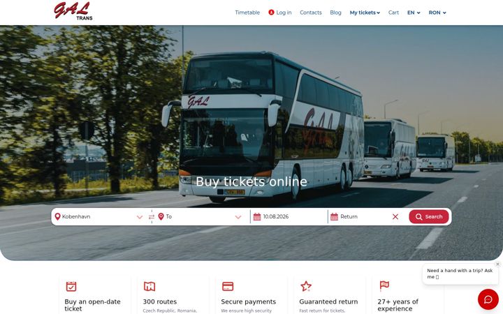 Screenshot of galtrans.md