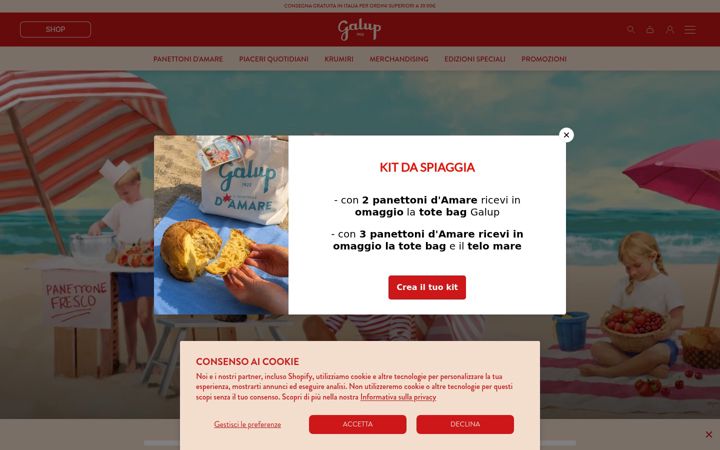 Screenshot of galup.it