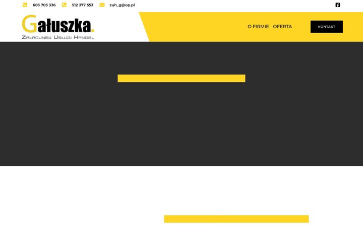 Screenshot of galuszka-kruszywa.pl