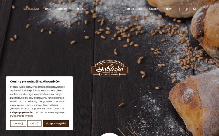 Screenshot of galuszka.com.pl