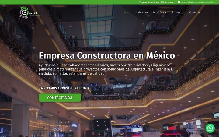 Screenshot of galuxconstrucciones.online