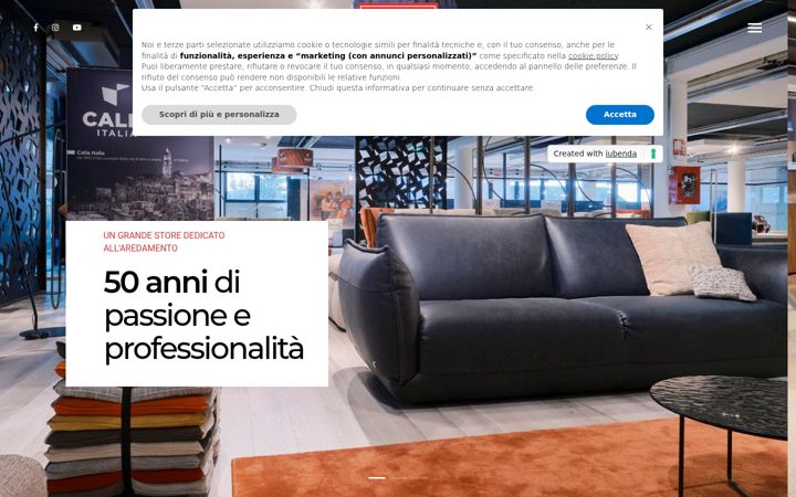 Screenshot of galvanmobili.it