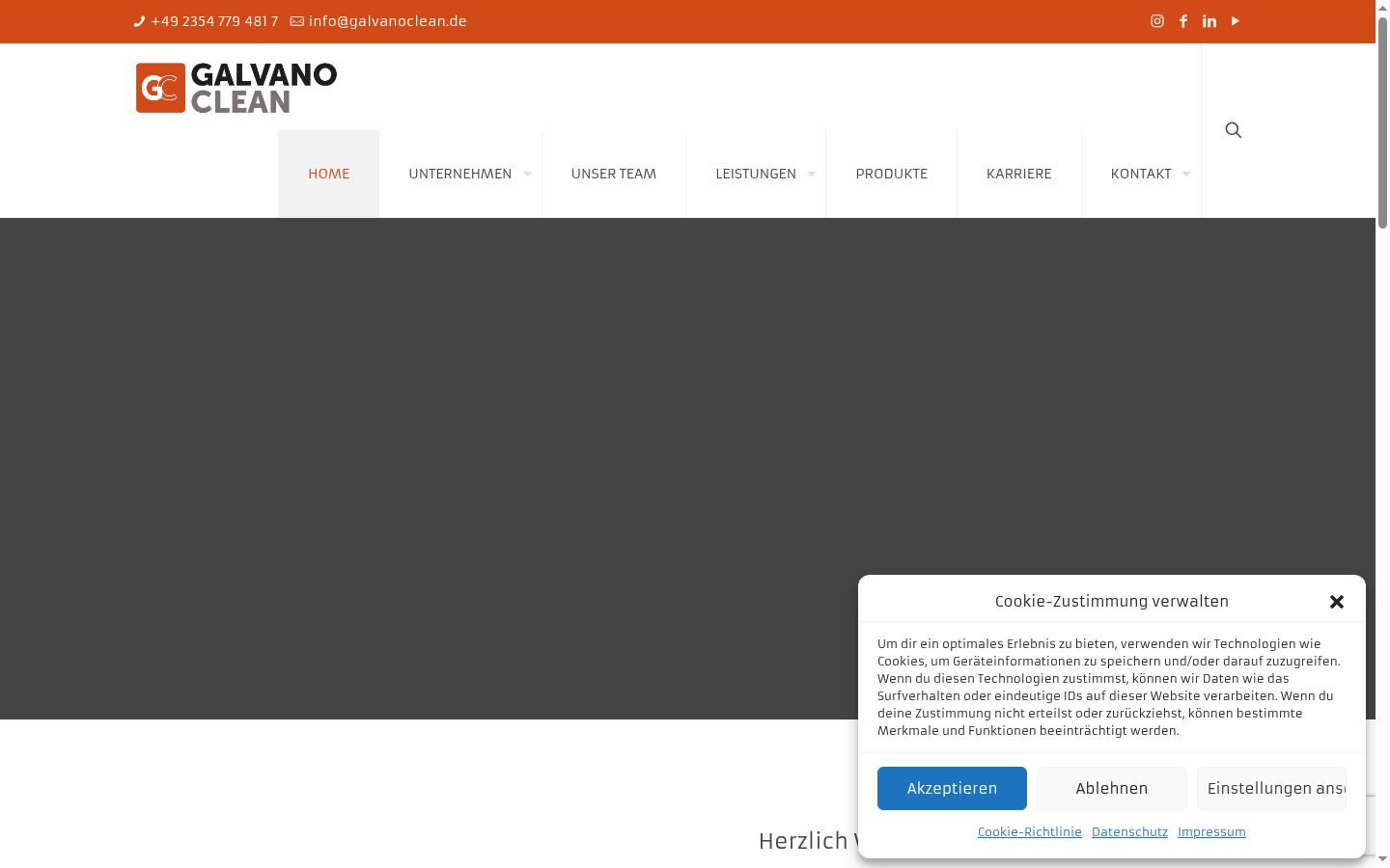 Screenshot tal-banner tal-kunsens muri qabel kwalunkwe interazzjoni