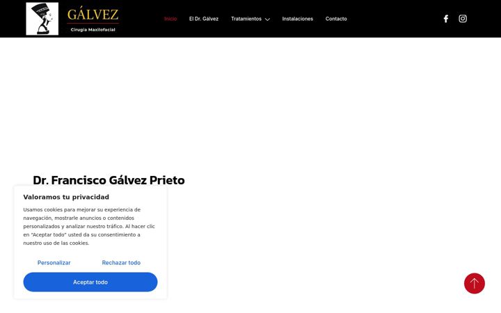 Screenshot of galvezmaxilofacial.com