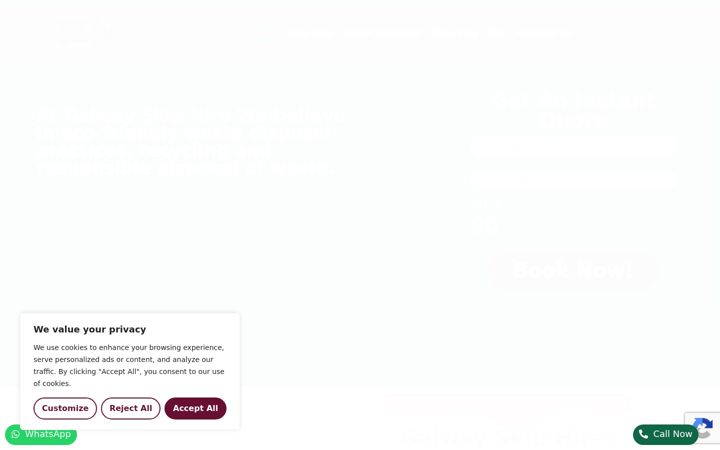 Screenshot of galwayskiphire.ie