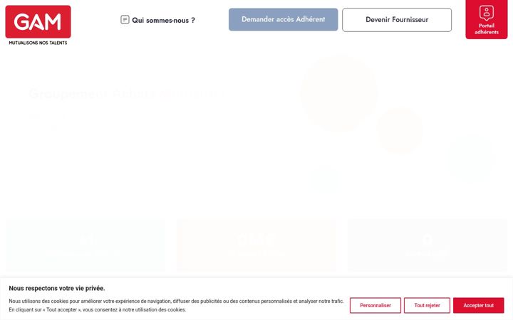 Screenshot of gam-mut.fr