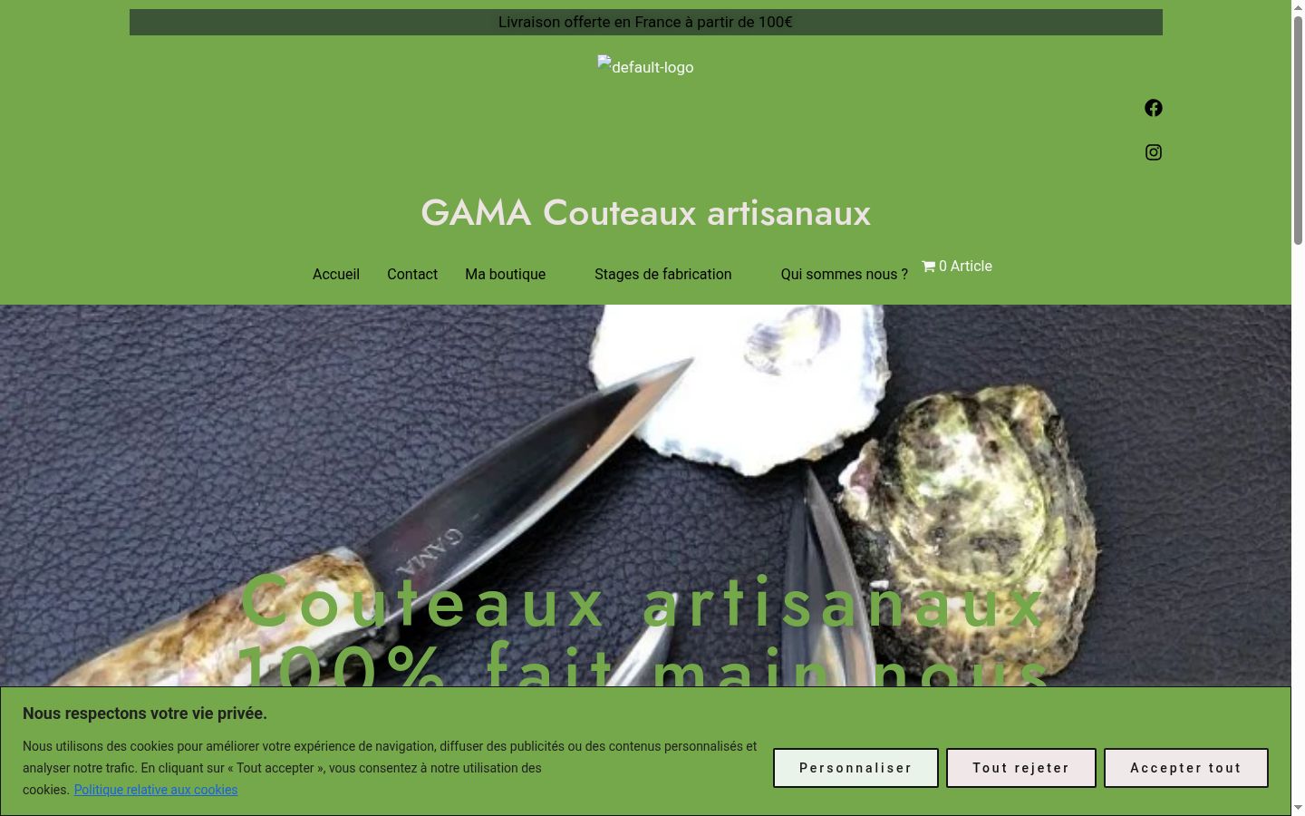 Screenshot tal-banner tal-kunsens muri qabel kwalunkwe interazzjoni