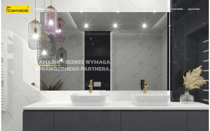 Screenshot of gamabik.pl