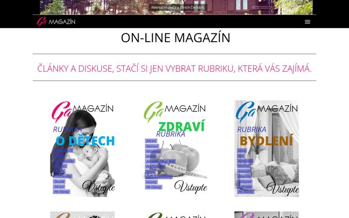 Screenshot of gamagazin.cz