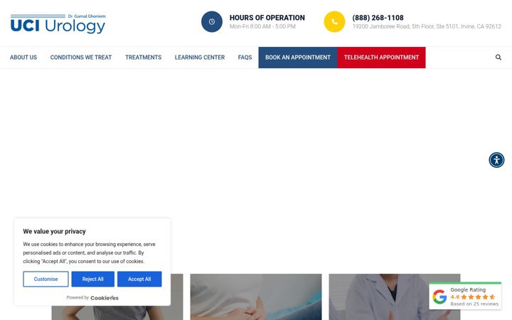 Screenshot of gamalghoniemmd.com