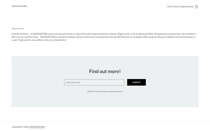 Screenshot of gamanatura.com
