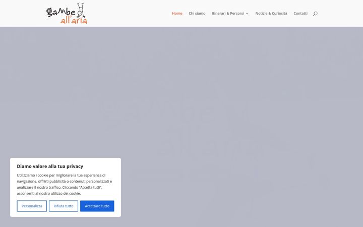Screenshot of gambeallaria.it