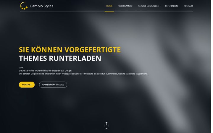 Screenshot of gambio-styles.de
