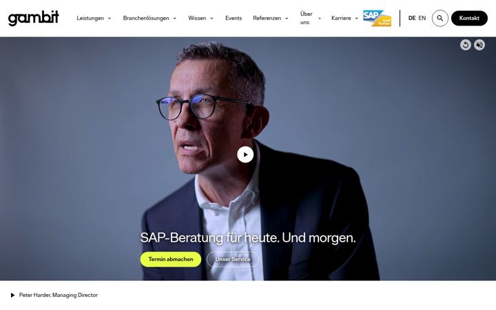 Screenshot of gambit-consulting.ch