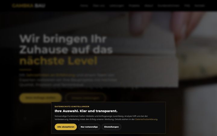 Screenshot of gambkabau.de