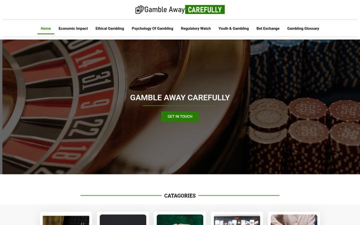 Screenshot of gambleawaycarefully.com