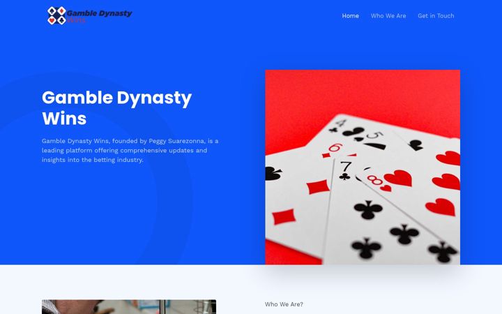 Screenshot of gambledynastywins.com