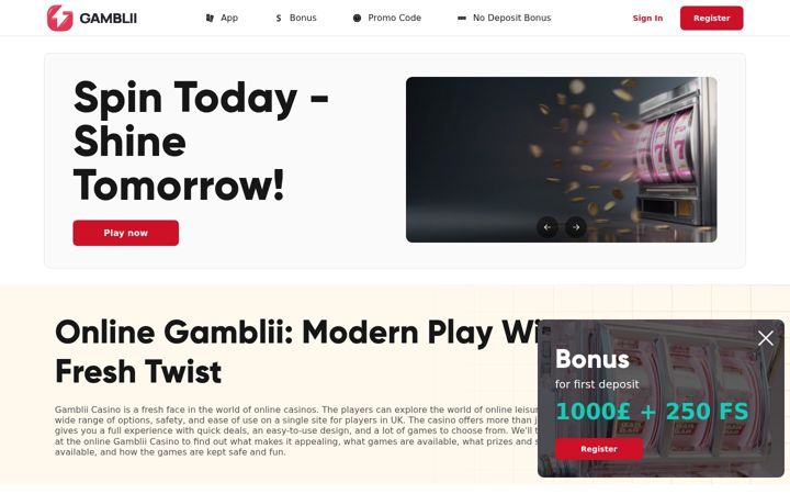 Screenshot of gamblii.org