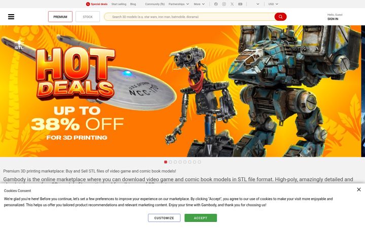 Screenshot of gambody.com