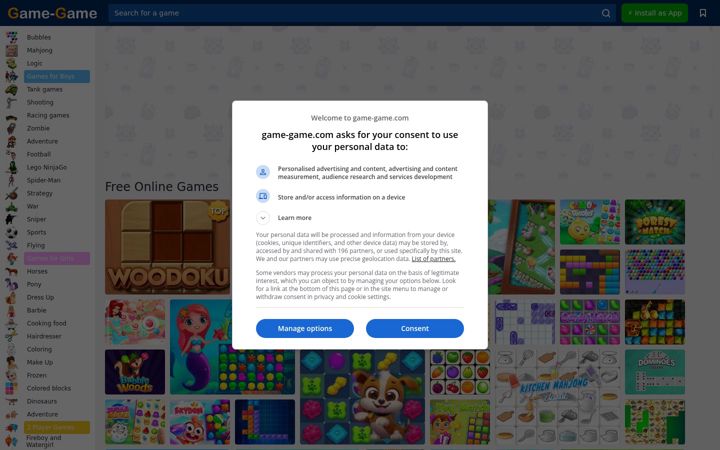 Screenshot of game-game.com