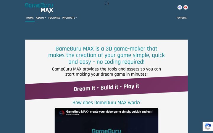 Screenshot of game-guru.com