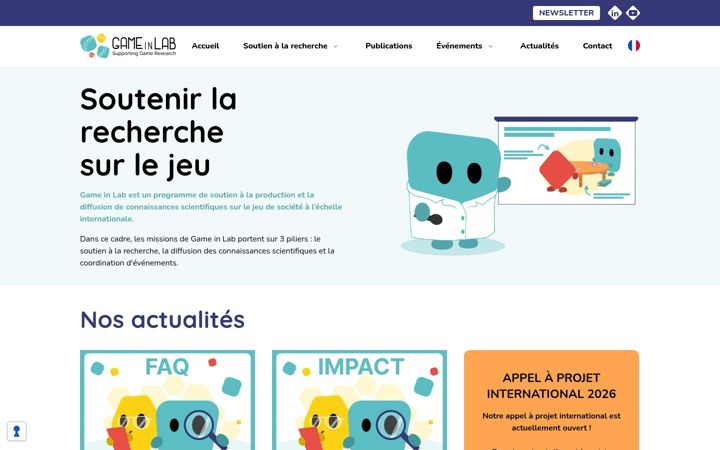 Screenshot of game-in-lab.org