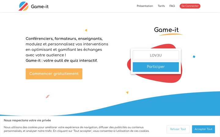 Screenshot of game-it.fr