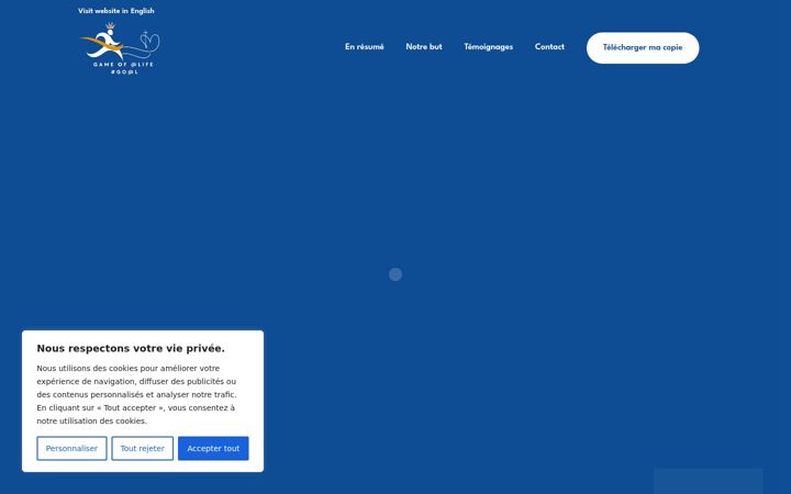 Screenshot of game-of-life.org
