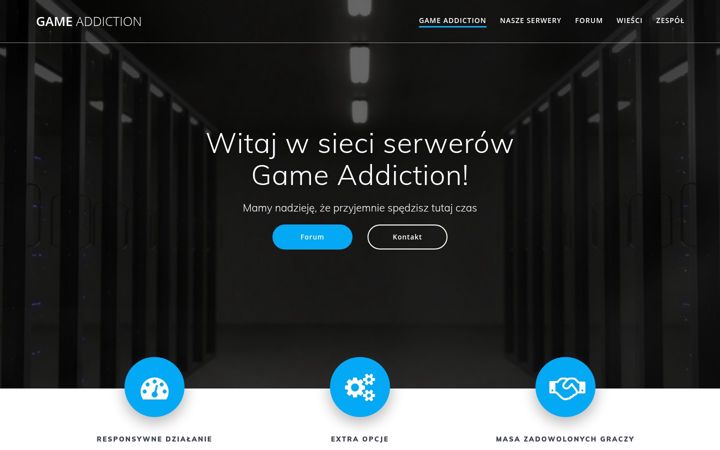 Screenshot of gameaddiction.pl