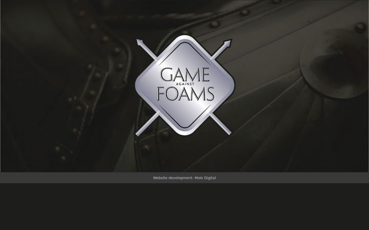 Screenshot of gameagainstfoams.com