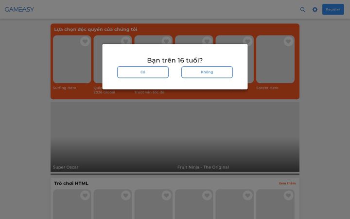 Capture d'écran de gameasy.vn