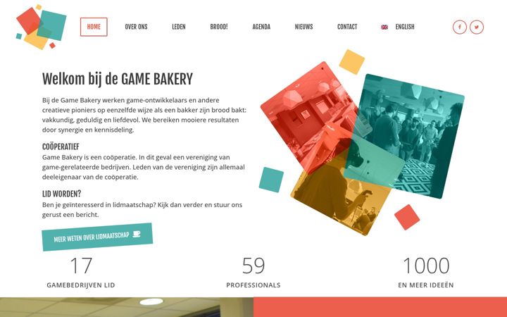 Screenshot of gamebakery.nl