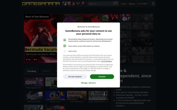 Screenshot van gamebanana.com
