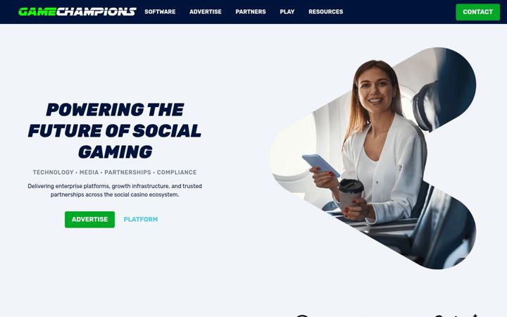 Screenshot of gamechampions.com