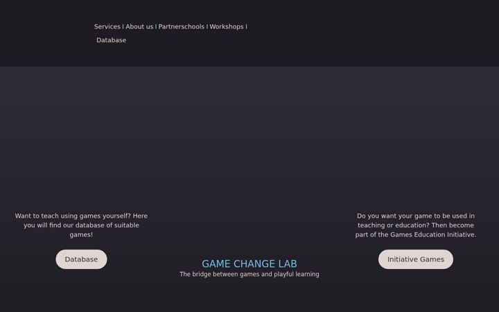 Screenshot of gamechangelab.de