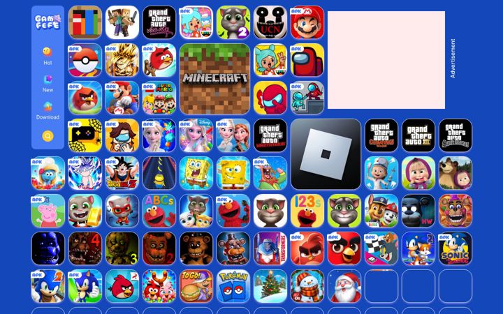 Screenshot of gamefefe.com