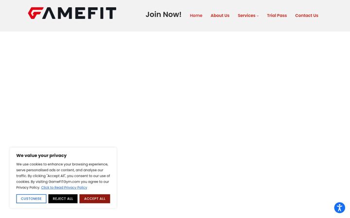 Screenshot of gamefitgym.com