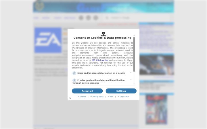 Screenshot of gamefront.de