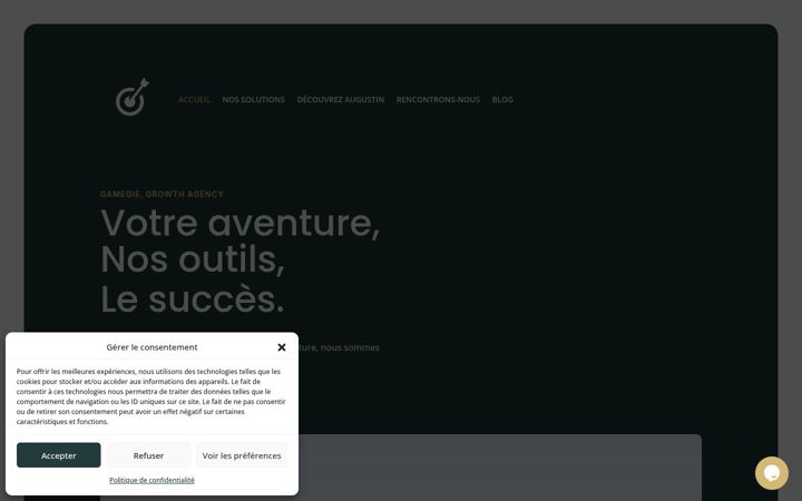 Screenshot of gamegie.com