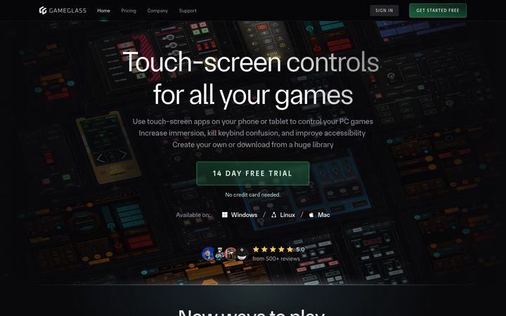 Screenshot of gameglass.gg