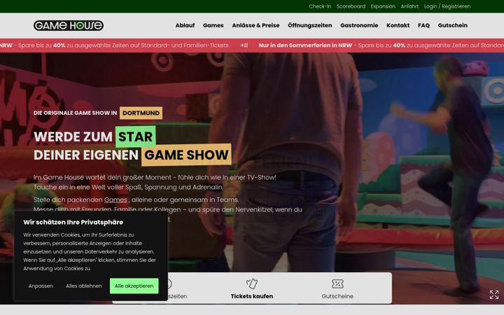 Screenshot of gamehouse.de