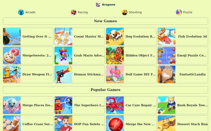 Screenshot of gameinbrowser.click