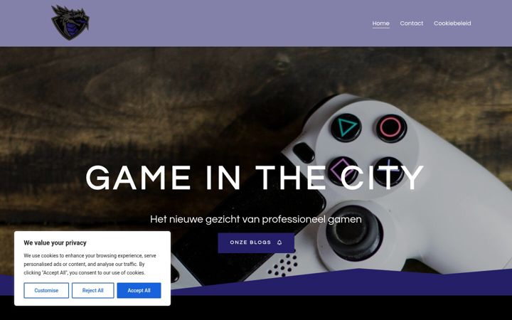 Screenshot of gameinthecity.nl