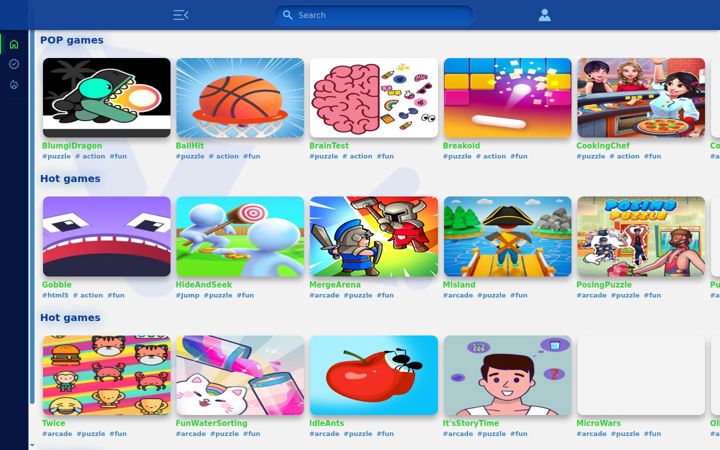 Screenshot of gameistarz.com