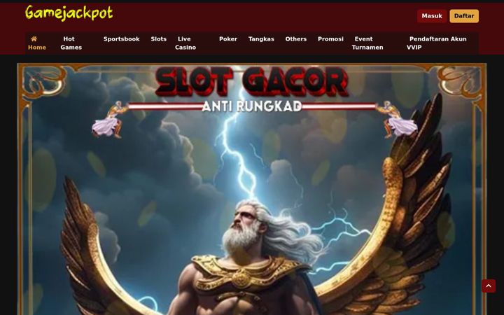 Screenshot of gamejackpot.net