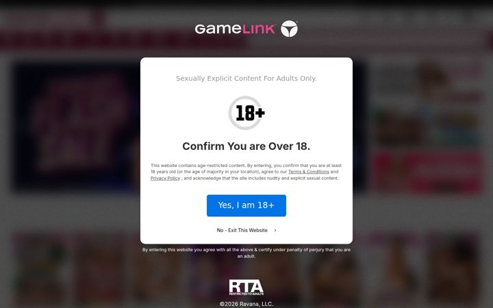 Screenshot of gamelink.com