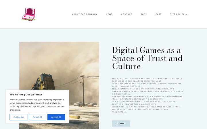 Screenshot of gamelockerhub.com