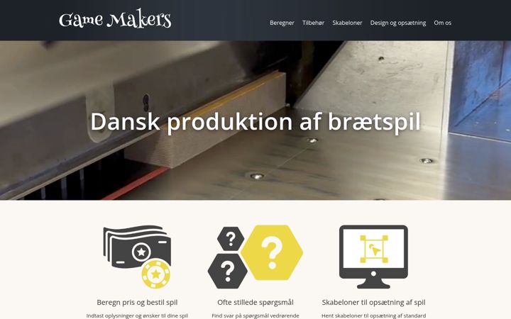 Screenshot of gamemakers.dk